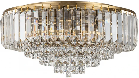 Потолочная люстра Escada Delicacy 2112/6P Gold 6x40Вт E14, металл/стекло, золото (220V, круглые)