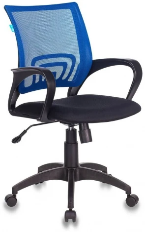 Кресло Бюрократ CH-695N/BL/TW-11 спинка сетка синий TW-05 сиденье черный TW-11 УТ000003021