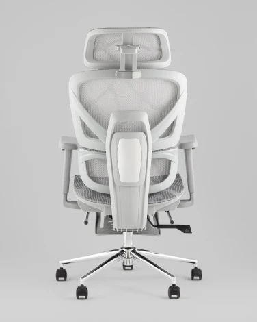 Кресло офисное TopChairs Vertus серая сетка Stool Group УТ000042054