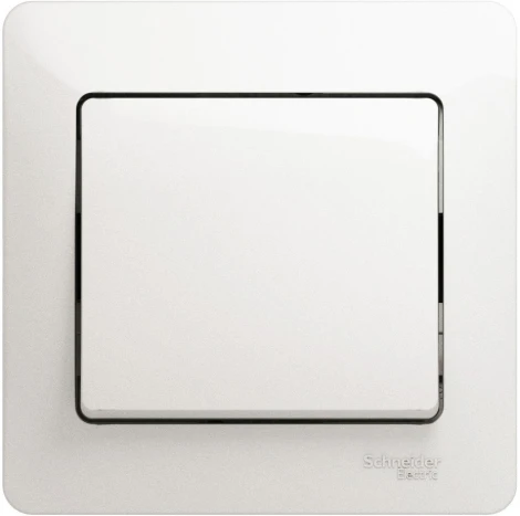 Выключатель встраиваемый одноклавишный (перламутровый) Systeme Electric Glossa GSL000612