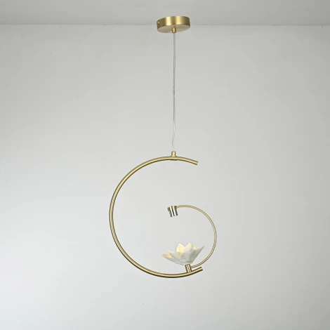 Подвесной светильник Magnolia 1 Flower Imperiumloft Magnolia01 (101770-26) (LED, 220V, на проводе, цветы)