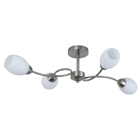 Потолочная люстра на штанге 150007/4R E27*60W Satin nickel Escada Argo ES0000065