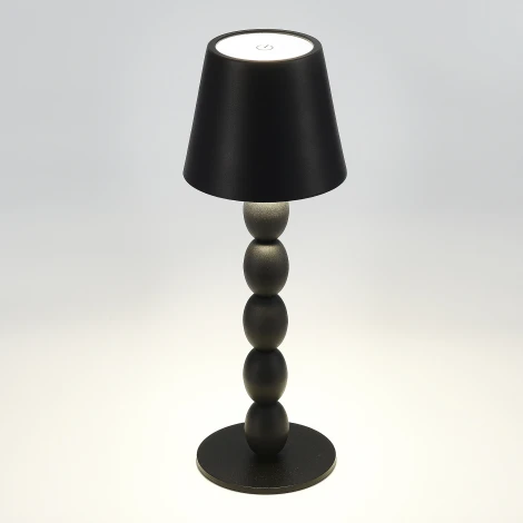 Настольная лампа ST Luce Ease SL1011.404.01 Черный/Черный LED 1*3W (220V, сенсорный выключатель)