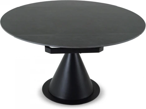 Раскладной обеденный стол Pion ОГОГО Обстановочка! (Керамика/Черный) арт.926791