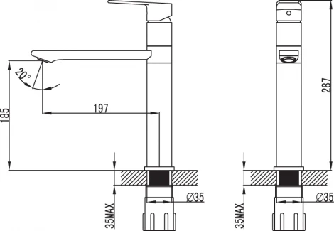 Смеситель Iddis Edifice EDISB00i05 для кухонной мойки
