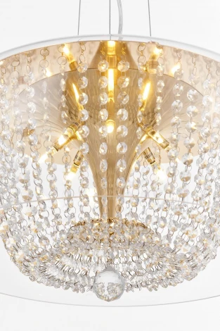 Подвесной светильник Lumina Deco LDP 7018-500 PR+F.GD (220V, на тросе)