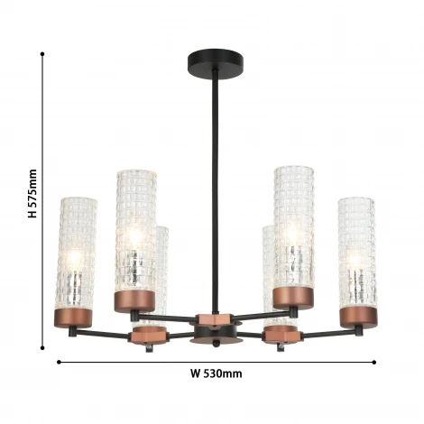 Потолочная люстра Favourite Flumen 2567-6P