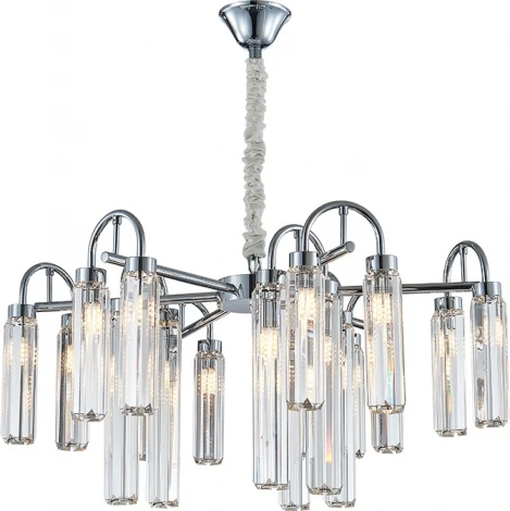 Подвесная люстра Newport 4520 4526+3/C chrome new (220V, на цепи)