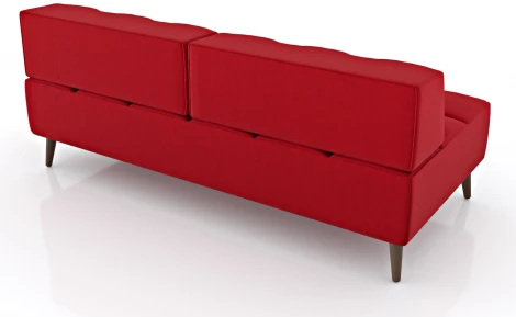 Диван Arsko Нельсон красный велюр