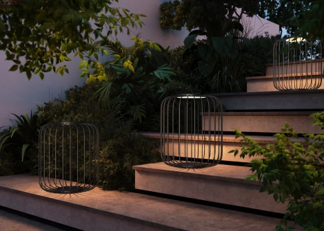 Наземный уличный светильник LED IP54 Maytoni Wisp O478FL-L18GF3K (220V, круглые)