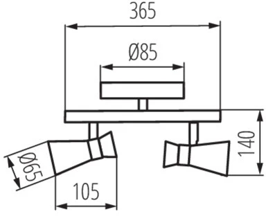 Спот на штанге Kanlux MILENO 29115 (220V)
