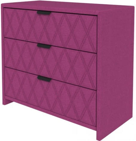 PROxSON Комод Side (Ткань: Рогожка Savana Berry (фиолетовый)) 94x45