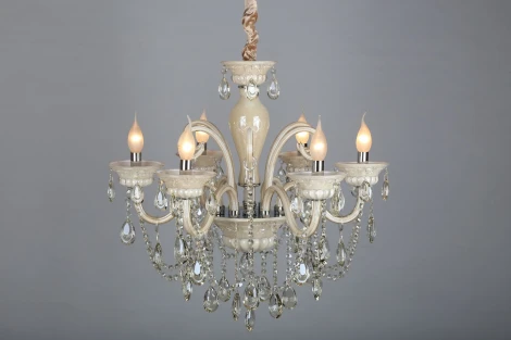 Подвесная люстра Omnilux Teramo OML-30503-06 (220V, на цепи, подсвечник, свеча)