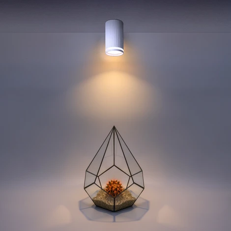 Точечный светильник накладной Wolta WSL-GU10/03W под лампу GU10 Белый CORALLO