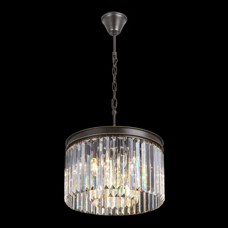 Подвесная люстра Citilux Мартин CL332081 (220V, хрусталь, на цепи, круглые)