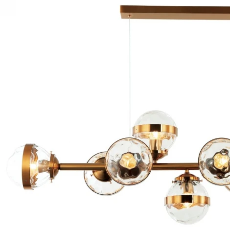 Подвесной светильник Stilfort Sogno 2134/05/09P (220V, на тросе, шарики, молекулы)