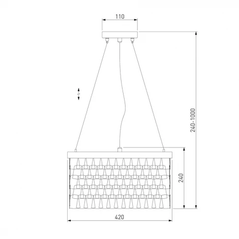 Подвесная люстра Bogate's Corazza 317/6