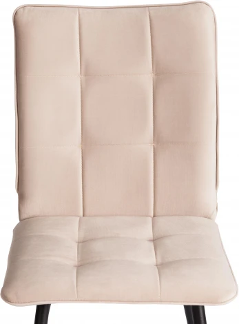 Стул обеденный Bari Tetchair (Флок/Бежевый,Черный) арт.24800