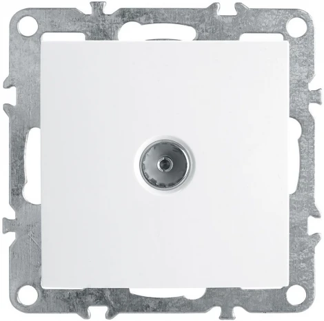 ТВ-розетка (белый) Stekker Эрна 39315