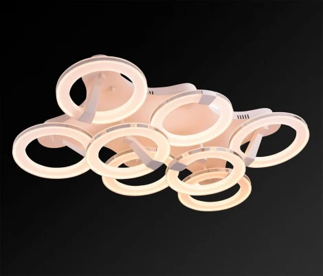 Потолочный светильник IDLamp Jenevra 397/X8PF-LEDWhitechrome