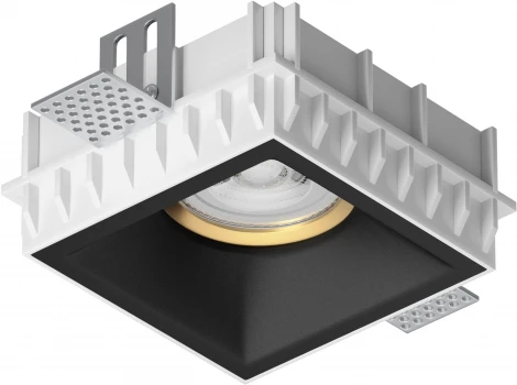 Встраиваемый светильник под гипсокартон и под LED модуль/ламп МR16 Lightstar Domino G214507GMOD (220V)