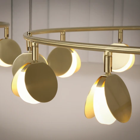 Подвесная люстра Mantra Shell 7260 (LED, 220V, подвески, на тросе)