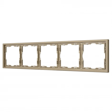 Рамка пластиковая FRM-NOBE-SFPL-5-GD (Arlight) 054229