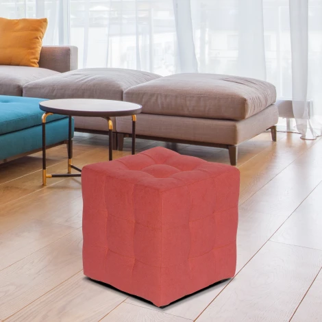 Пуф Dreambag Лотос Коралловый Велюр 13209