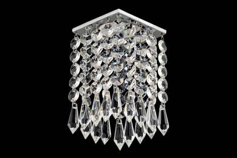 Встраиваемый светильник хрустальный Dio D'Arte Tayo Nickel GU10.5.14.8x8.121 N (220V)