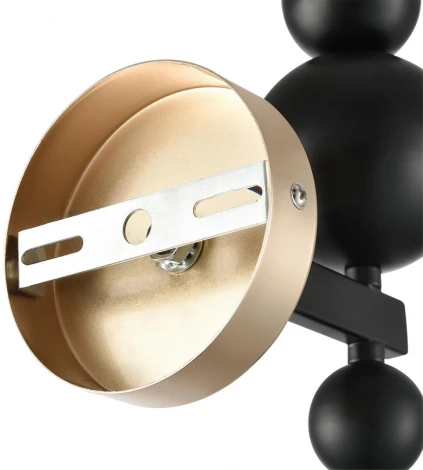 Бра Lumion Nana 8106/1W черный/золото, металл E14 1*40W 220V
