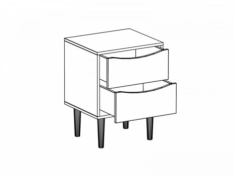 Тумба прикроватная Like ОГОГО 434180 (коричневый)