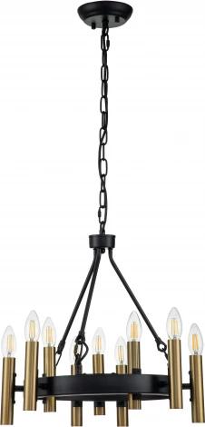 Люстра подвесная Cero V000207 (13009/9P Black ) (220V, на цепи)