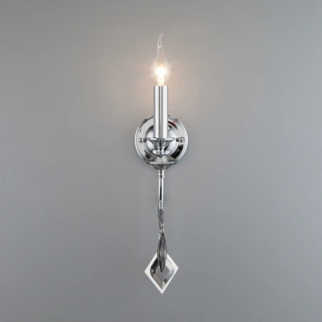 Бра Eurosvet Telao 10110/1 хром/дымчатый хрусталь Strotskis