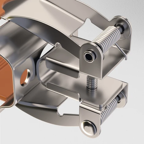 Держатель пружинный Unity встраиваемый, серебро Maytoni Technical TRA002HR-11B