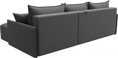 Диван угловой Лига-054 НПБ угол универсальный Лига Диванов (Замша) арт.129044