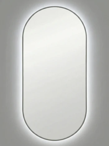 Kapsel M LED Silver Зеркало в раме с подсветкой Art-Zerkalo SM004LSL 13941