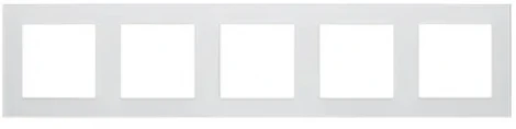Рамка стеклянная FRM-GLARE-GS-5-WH (Arlight) 043805