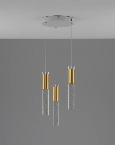 Подвесной светильник светодиодный Moderli Ran V11395-PL (220V, на проводе, круглые)