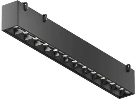 Трековый светильник ременной Downlight Maytoni Points Parity TR128B-12W4K-M-B 4000K 12Вт черный (48V)