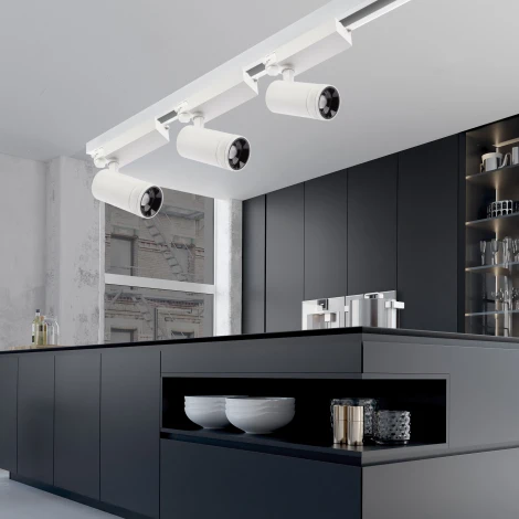 Трековый светильник ЭРА STR-30-99-40K-W20 (LED, 220V, круглые, IP40)