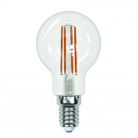 Лампочка светодиодная шар прозрачная E14 13W 4000K Uniel LED-G45-13W/4000K/E14/CL PLS02WH