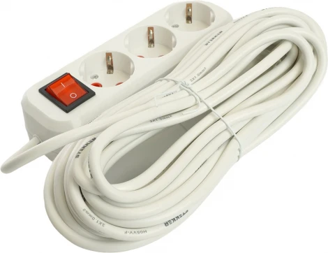 Удлинитель 3-х местный 5 метров с заземлением Stekker Home 49355