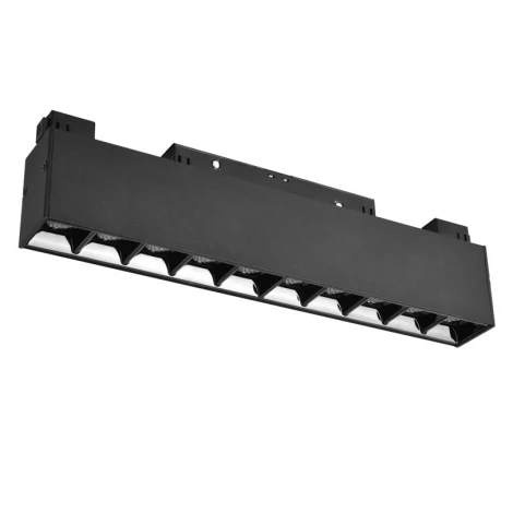 Трековый светодиодный светильник магнитный Wolta WMLY-20W/06B 20Вт 3000К 48В IP40 черный