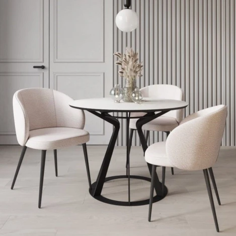 Стул Vito, букле белый / опора конус Top Concept VITO 81278