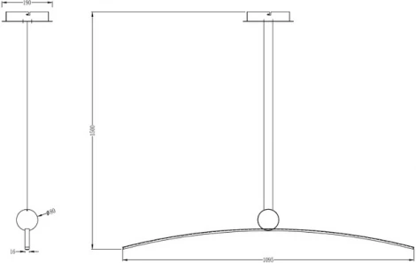 Подвесной светильник Arte Lamp Arno A3362SP-25BK (LED, 220V, на проводе)