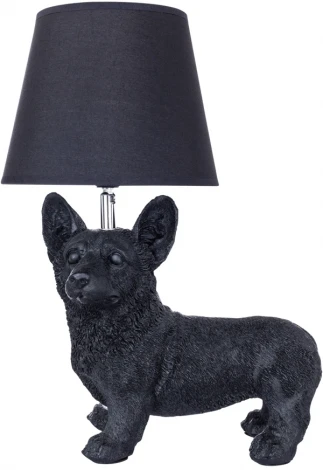 Интерьерная настольная лампа Arte Lamp Schedar A4008LT-1BK (220V, животные, собака)