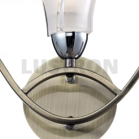 Бра N-Light 472 472-01-11 chrome + antique brass