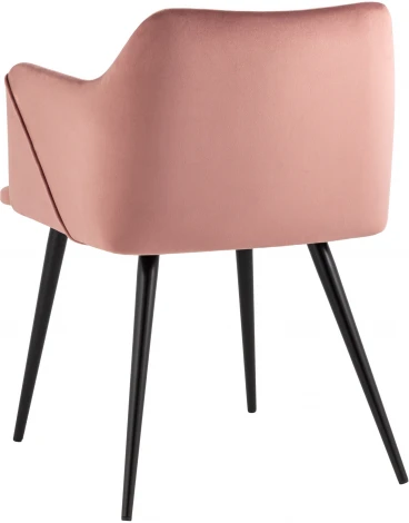 Стул с подлокотниками Stool Group Джоэл велюр пыльно-розовый УТ000036693