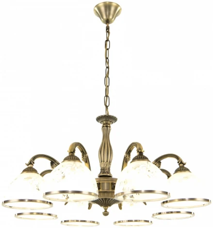 Подвесная люстра Arte Milano AM349737 349737/8 AB (220V, на цепи)