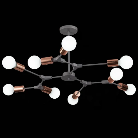 Потолочная люстра на штанге Evoluce Palare SLE106403-09 (220V, молекулы)